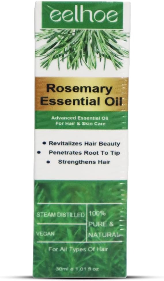 EELHOE Rosemary Essential Hair Oil Original- Nourishing Vegan Formula for Lustrous Locks and Scalp Wellness [ FREE SHIPPING ALL OVER KSA ]